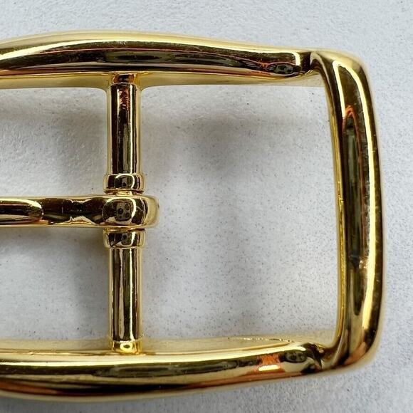 Vintage Gold Tone Simple Basic Belt Buckle for up to 1 Inch Belt - Picture 5 of 8